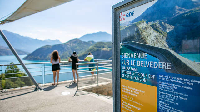 Belvédère panoramique du Barrage de Serre-Ponçon