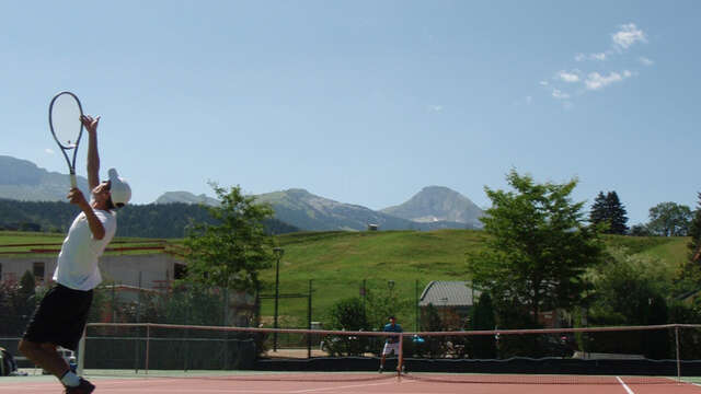 Rent of tennis courts