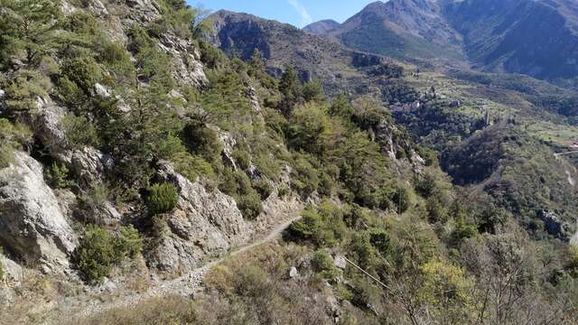 Randonnée pédestre/VTT de Saorge à Breil par la chapelle de Paspus sur l'ancienne route du Sel