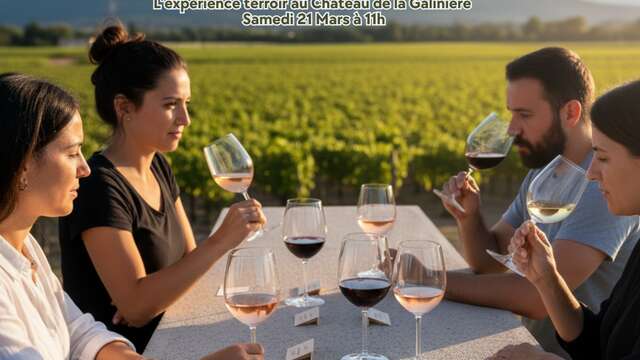 Dégustation découverte au Château de la Galinière : Les 3 couleurs de la Provence