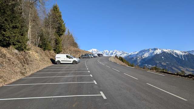 Les Rosières car park