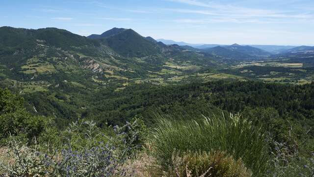 Montée du Col de l'Hysope par Thoard