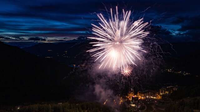 14 juillet : feu d'artifice