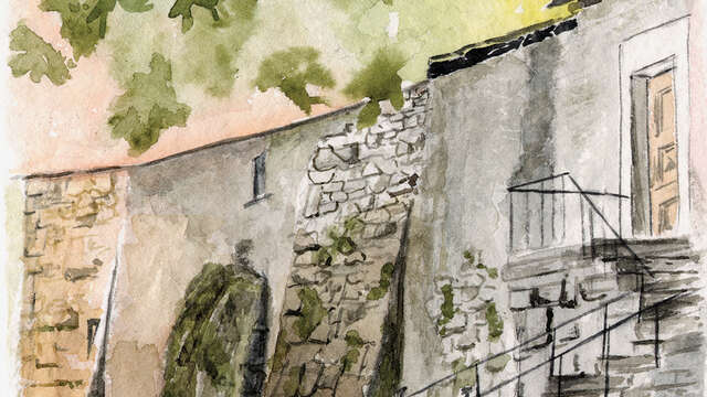 Ancien remparts du château de Lullin