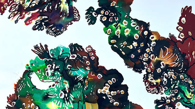 [La CLEF] Vernissage de l'exposition "Géographie sensible..." de Guenolée