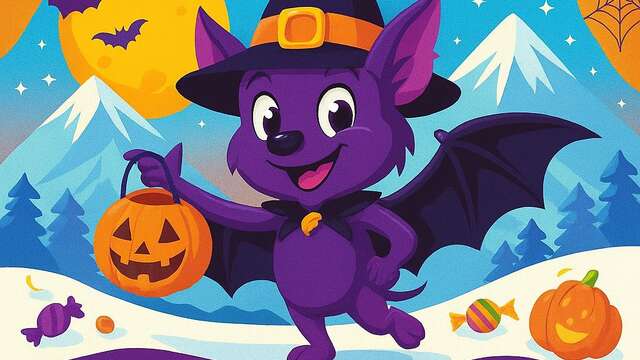 Halloween avec l'association des commerçants de Superdévoluy