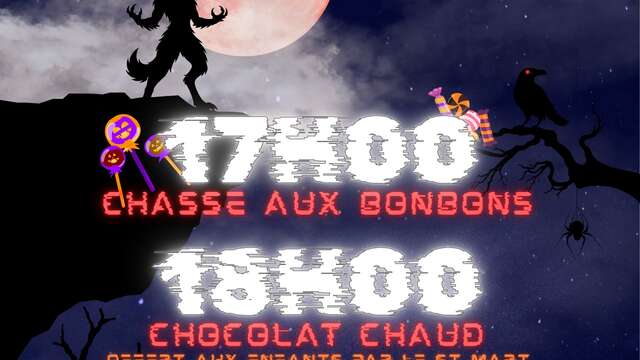 Chasse aux bonbons et bal d'Halloween