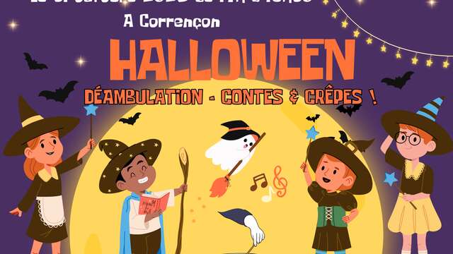 Après-midi Halloween : déambulation, contes et crêpes !