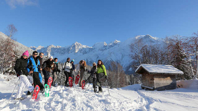 Raquettes Demi journée - Alpage de Charousse -  Compagnie des Guides de Chamonix