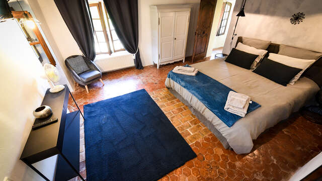 La Bastide de l'Adrech : chambre Cèdre de l'Atlas