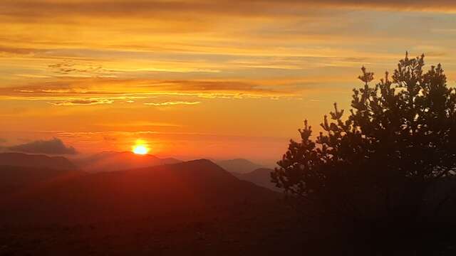 Randonnée coucher de soleil