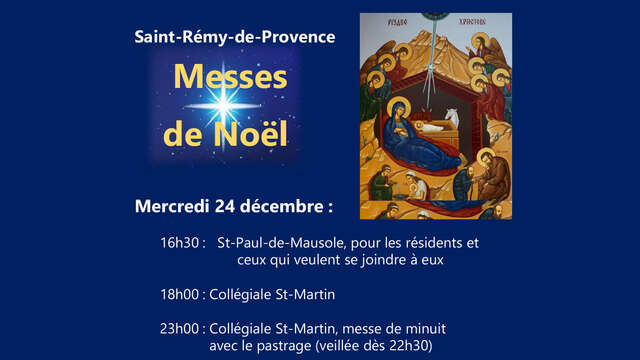 Christmas Mass in Saint-Rémy-de-Provence
