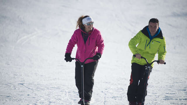 Snowscoot à Chabanon