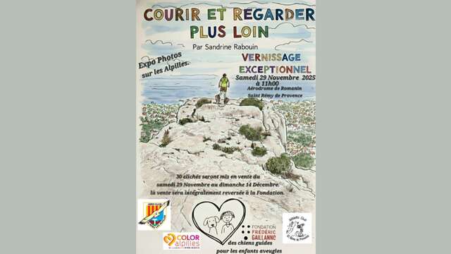 Fotoausstellung von Sandrine Rabouin auf dem Flugplatz Romanin in Saint-Rémy-de-Provence