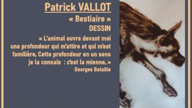 Exposition dessin "Bestiaire" de Patrick Vallot - Art dans la Nef
