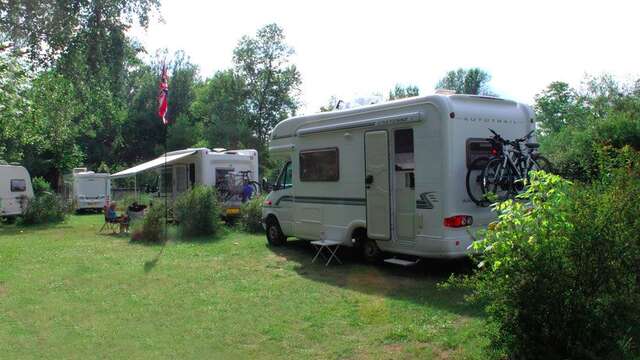 Aire d'accueil et de services sur camping