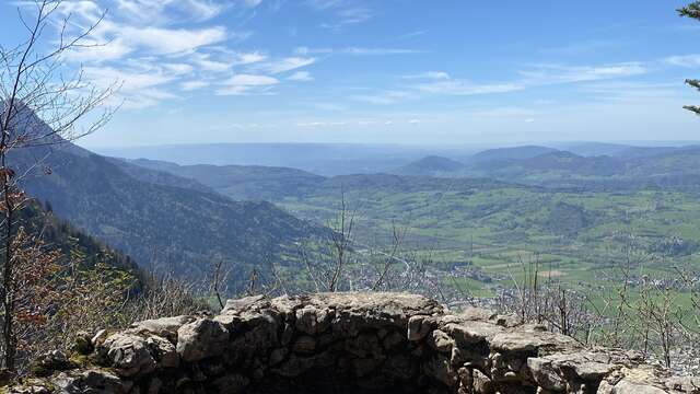 Belvédère des Riondettes on a trail