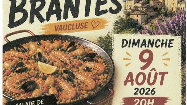 Soirée Paëlla - Auberge de Brantes