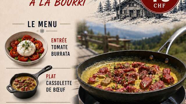 Menu 1er août à La Bourri