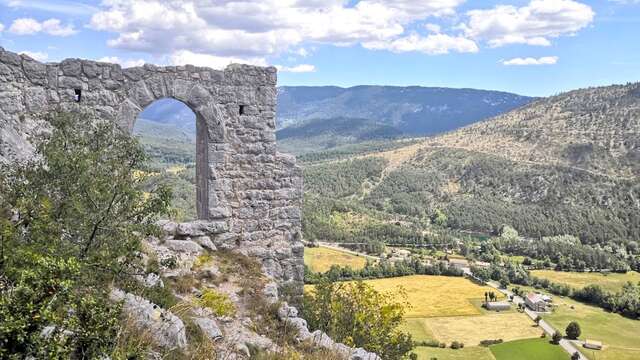 Depuis la porte de Tracastel à Saint-Auban