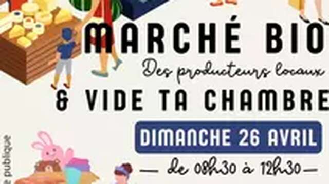 Marché Bio et vide ta chambre  à Alouet'Café