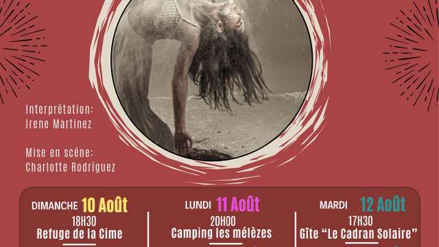 Spectacle "Decolorando" au gîte les Arolles