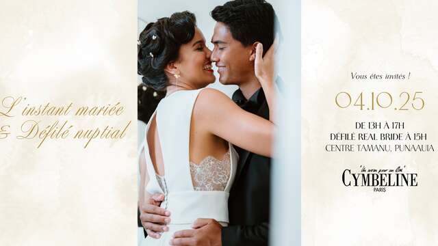 L'instant mariée & défilé nuptial Cymbeline