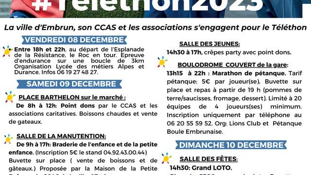 Téléthon à Embrun