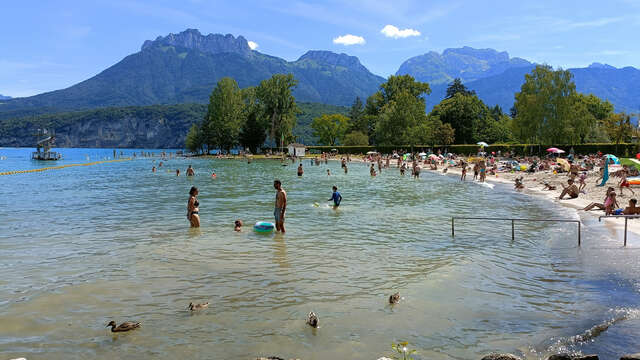 Plage municipale de Saint-Jorioz