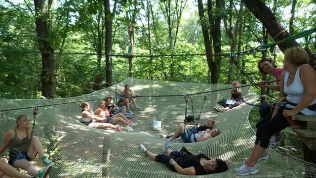 Acrobranche Arbres et Sens Aventures / Canoe or stand up paddle