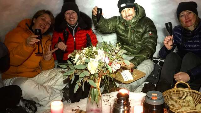 séminaires - entreprise et team building - atelier construction d'igloos