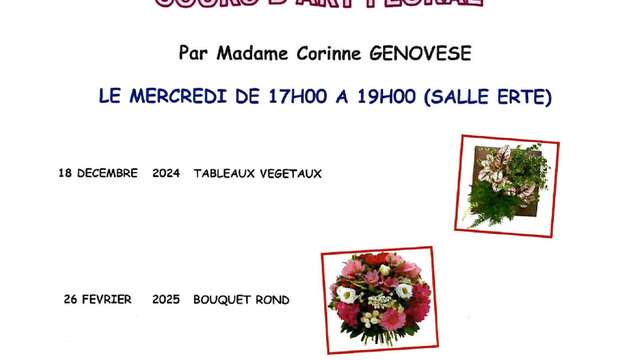 Programme annuel de cours d'art floral