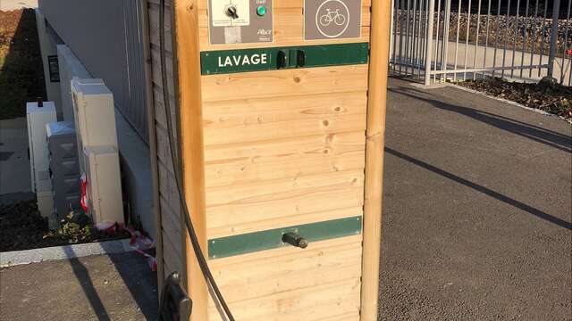 Station de lavage vélo