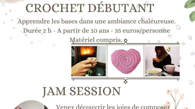 Crochet débutant - Les ateliers avec Audrey