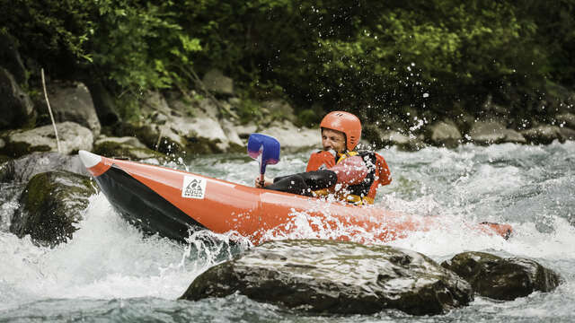 Sortie Air-Boat - La rivière du Giffre en kayak gonflable