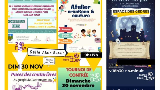 Le Téléthon à La Barben