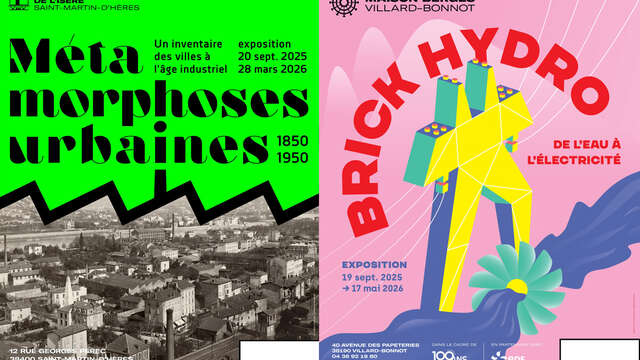 Visites guidées couplées des expositions "Métamorphoses urbaines" et "Brick Hydro"