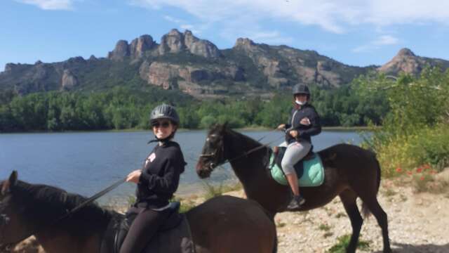 Cours d'équitation avec la Cavale