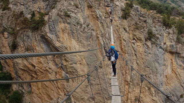 Via ferrata  -  Harmonie Escalade Provence