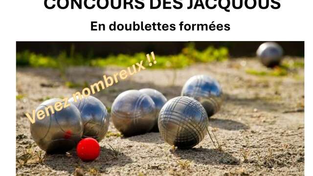 Concours de pétanque en doublettes fermées