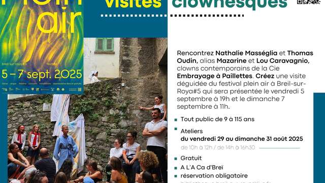 Workshops Clown tour - nell'ambito del Festival del Plein air edizione ee