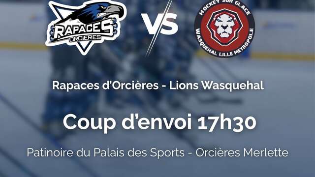 Match de hockey - Rapaces d'Orcières