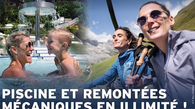 All inclusive Pass Grand-Bo Aufenthalt : Erlebnisbad und Sommerliften