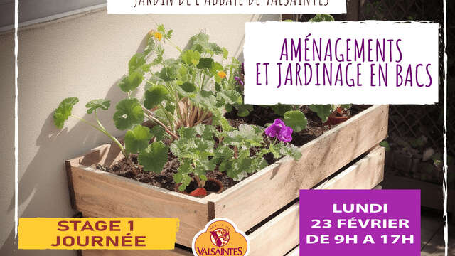 Stage : Aménagements et jardinage en bacs