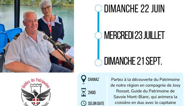 Journées Européennes du Patrimoine : croisière patrimoine