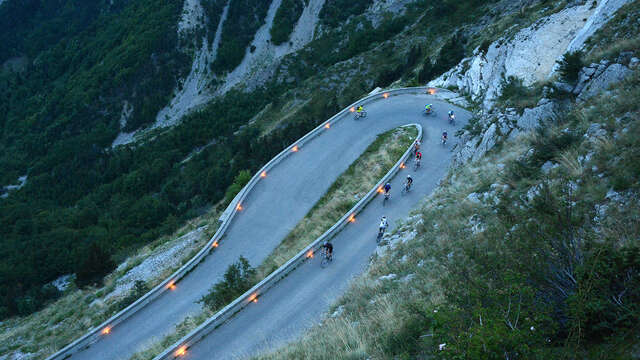 Montée cycliste du Col du Noyer