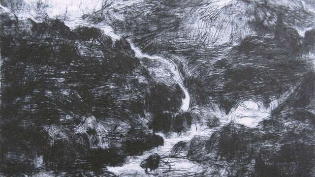 Atelier - Les heures bleues - Gravure en taille douce