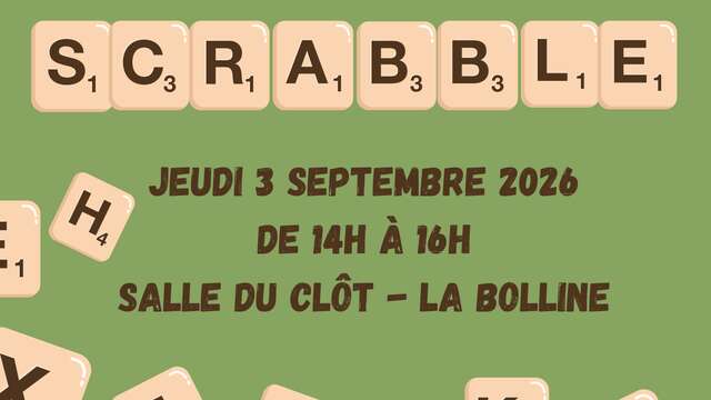 Scrabble à la Médiathèque de Valdeblore