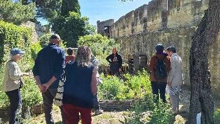 Visite d'un jardin d’inspiration médiévale