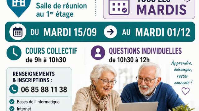 Cours d'informatique Seniors